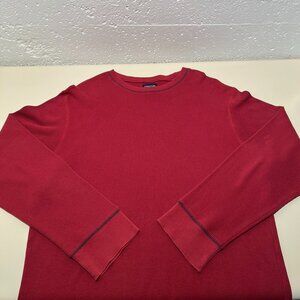 Structure Men's Cotton Blend Crewneck Henley Shirt